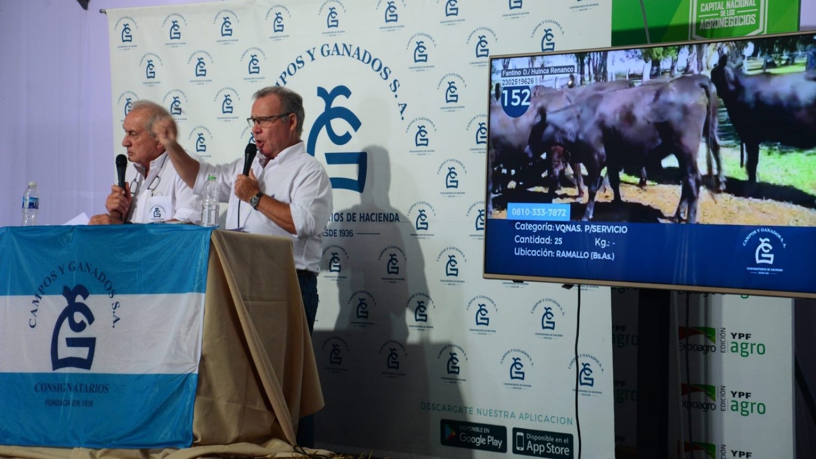 Campos y Ganados remató 11 mil cabezas en cuatro horas y media